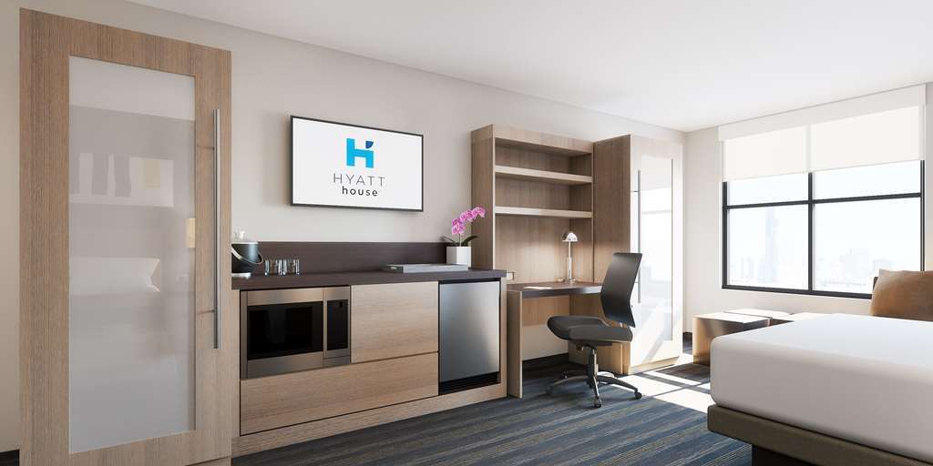 Hyatt House Chicago West Loop-Fulton Market Oda fotoğraf